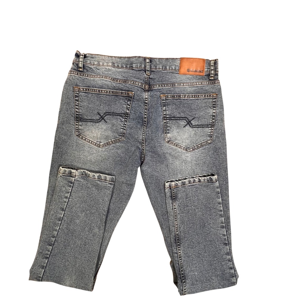 Element Jeans Mens Blue Wash Denim Straight Fit Pants Size‎ 32x32 - Picture 3 of 9